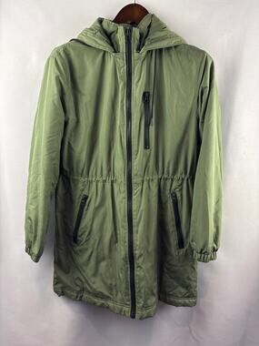 Women’s GapFit Medium Hunter Green Rain Jacket